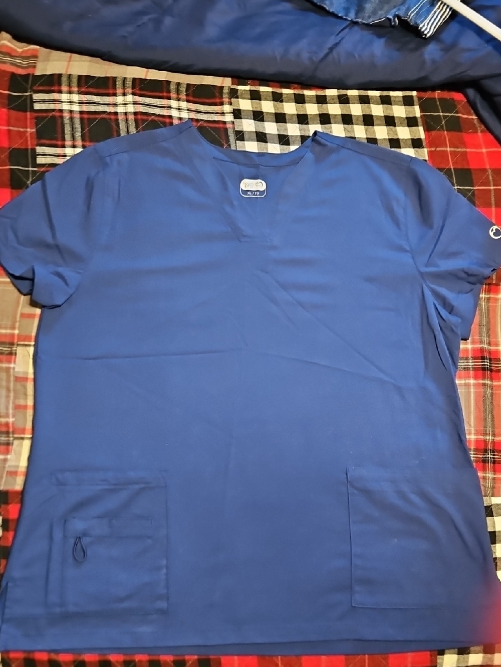 Size XL *Navy Blue Medical Scrub Top